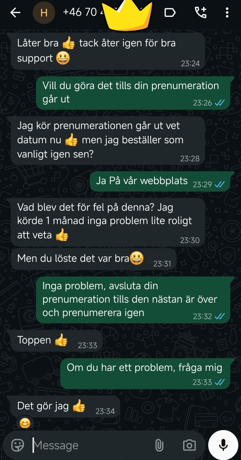 German IPTV Kundenbewertung – authentischer Screenshot 2